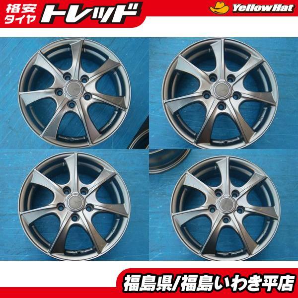 ☆福島いわき☆ 中古ホイール4本セット オートバックス7 レーベン BX