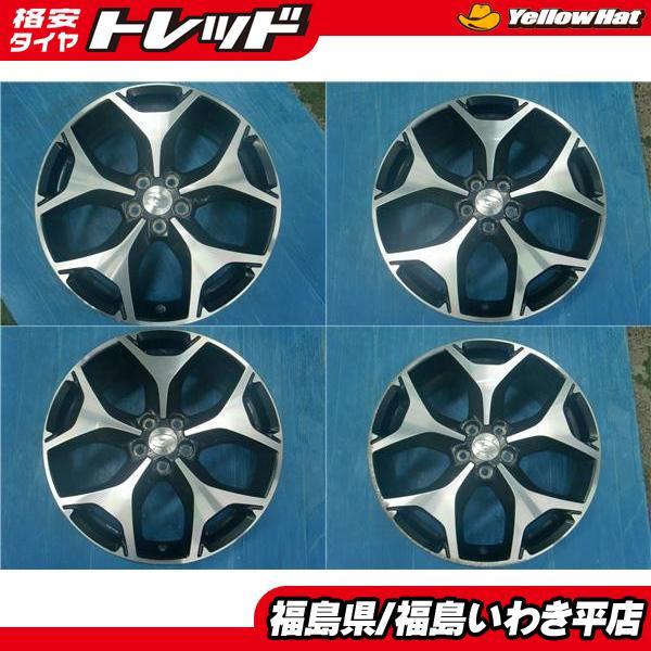 ★福島いわき★ 中古ホイール４本セット スバル フォレスター 純正 18X7.0J 48 BRZ インプレッサスポーツ レガシィアウトバック 等
