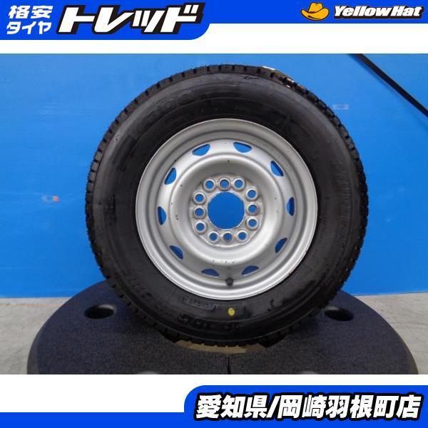 BS スタッドレス 165R13LT 6PR & マルチホイール J13×5 
