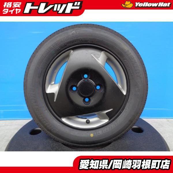 岡崎 155/65R13 ブリヂストン ネクストリー + ホンダ バモス 中期 純正 