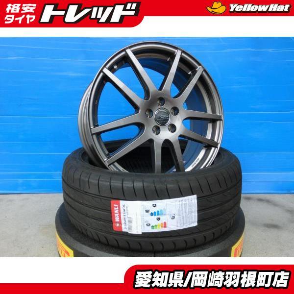 インプレッサ 18インチ 新品 夏タイヤ 4本 日本製 アルミ 共豊 CDR2 + 