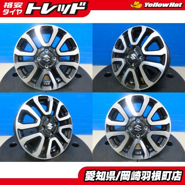 送料込】ハスラーJスタイル純正ホイール&タイヤセット（4本） 