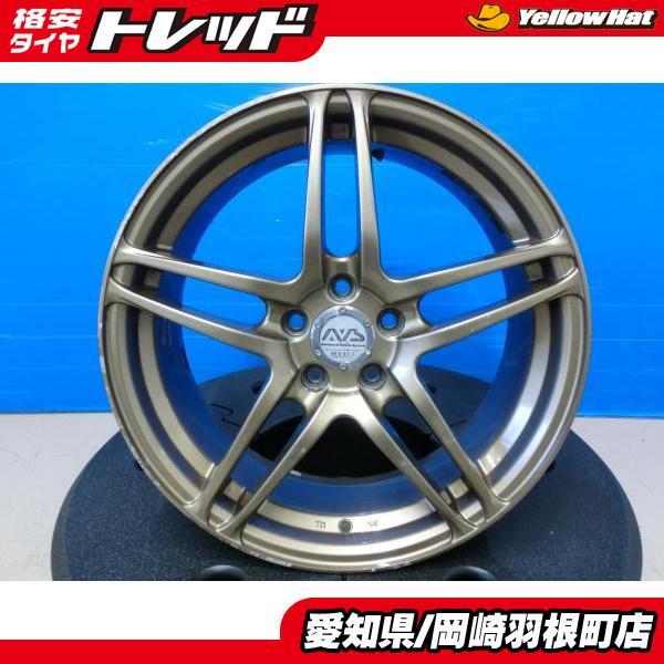 絶版 ヨコハマ AVS MODEL 5 17×7J ET50 PCD100 5H 4本 SET 中古 アルミ