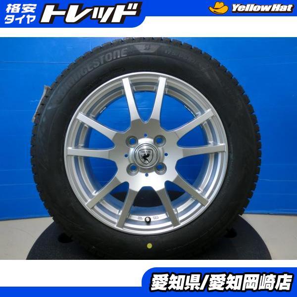 BRIDGESTONE アクア ヴィッツ スタッドレス ホイール 4本 SET 新品 