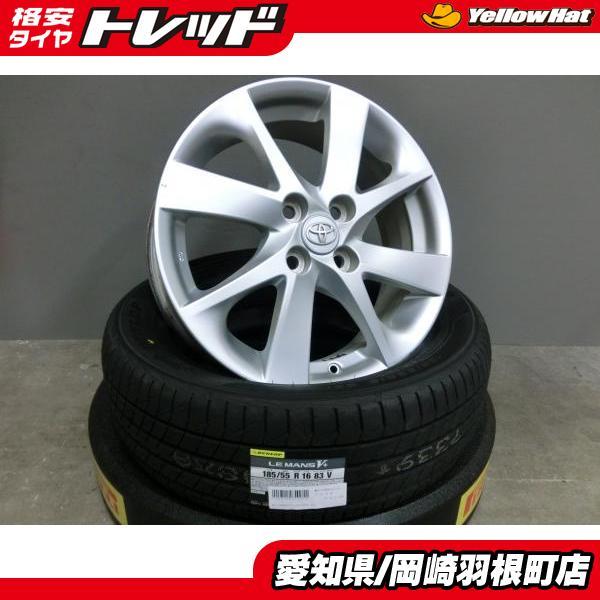 DUNLOP（ダンロップ） アクア ヴィッツ 185/55R16 夏 タイヤ ホイール