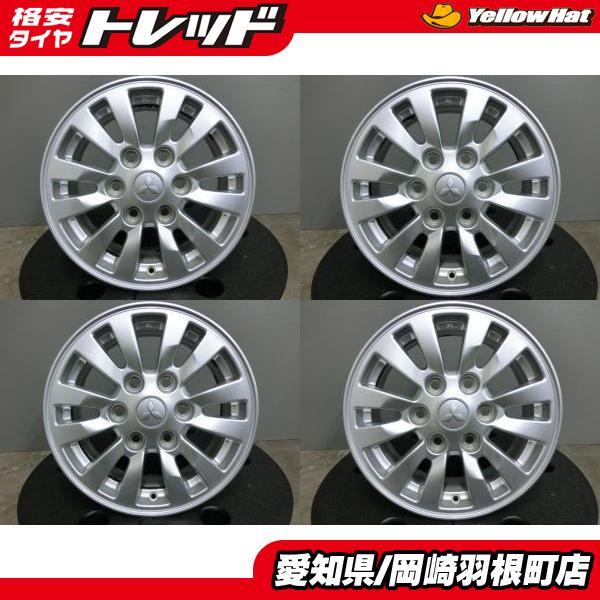 ミツビシ パジェロ 純正 16インチ 7J +46 PCD139.7 6穴 ハブ67φ 中古