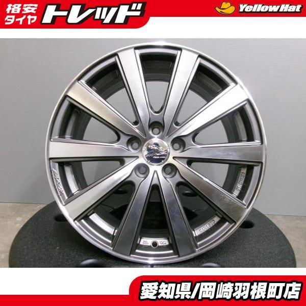 中古 アルミホイール 17インチ 7J ET50 5H PCD100 共豊 SMACK VI-R