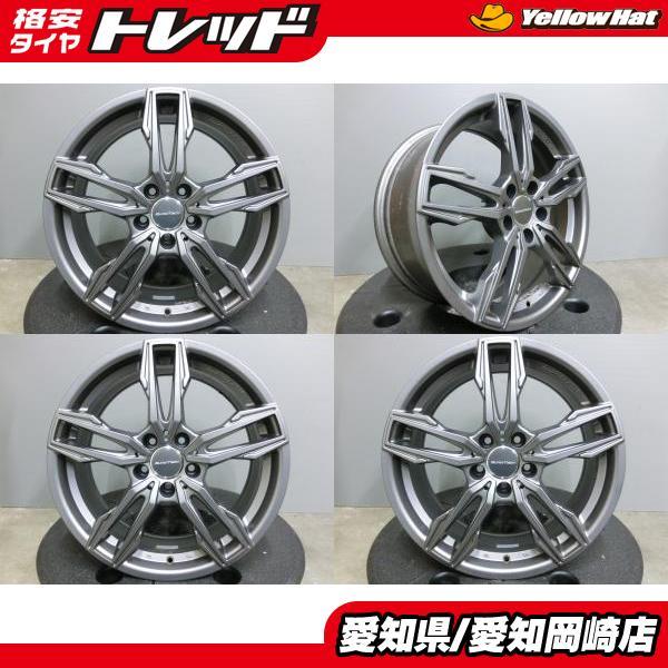 アウディ A4 A6 等に 18インチ 中古 ホイール 4本セット ユーロテック 