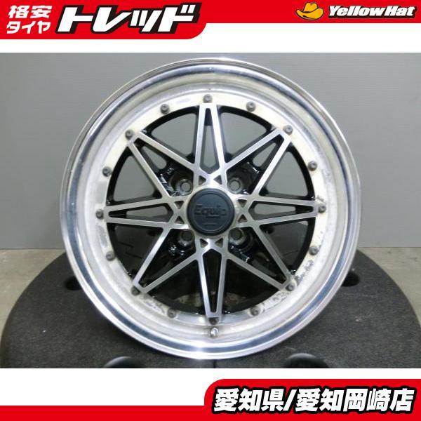 WORK ワーク Equip エクイップ03 15×5.0J +42 PCD100 4穴 中古 1本