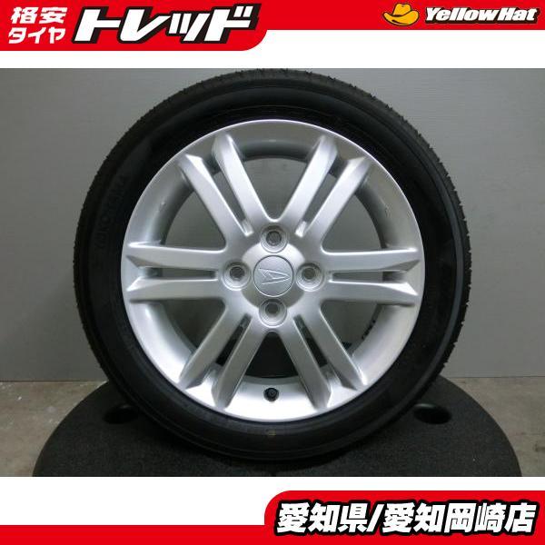 ダイハツ純正15インチヨコハマブルーアース165/55R15ムーブタントカスタム ヨコハマタイヤ（YOKOHAMA TIRE） タント ムーヴ 165/55R15 中古 夏