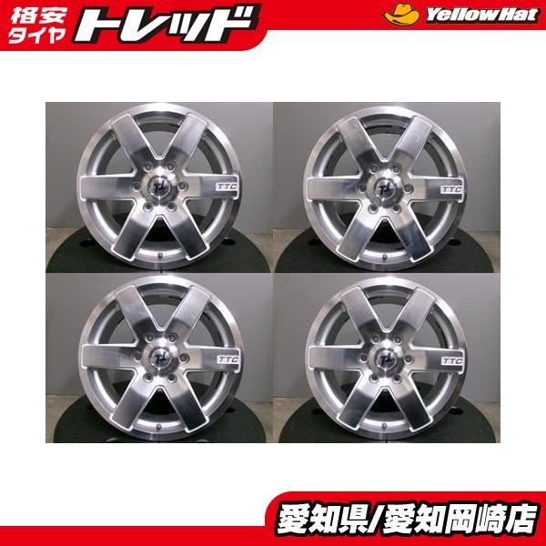 中古 アルミホイール TTC 17インチ 7J ET38 6H PCD139.7 社外 HIACE 