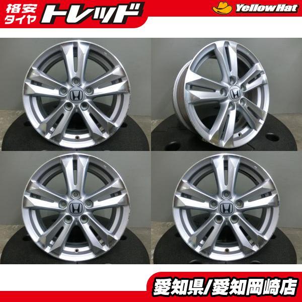 ホンダ CR-Z 純正 中古 ホイール 4本セット 16インチ 6.0J +45 5/114.3 HONDA 流用 ステップワゴン 等 岡崎