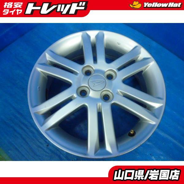 送料無料 中古 ダイハツ純正 アルミホイール 1本 154.5+45 4H100 
