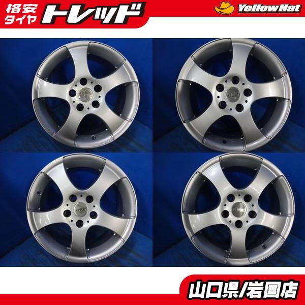 送料無料 ワーゲン用 中古アルミホイール 4本セット 阿部商会 ATS 16  