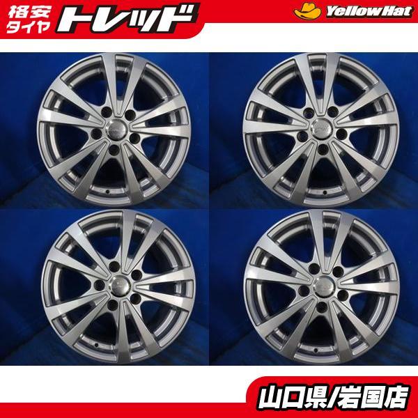 送料無料 中古アルミホイール 4本セット Brade 16インチ 6.5J IS40 