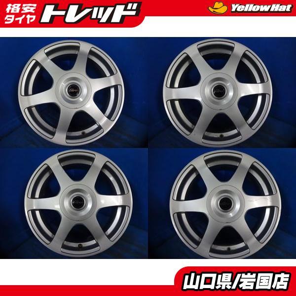 送料無料 中古アルミホイール 4本セット ブリヂストン giro ジロ 16 