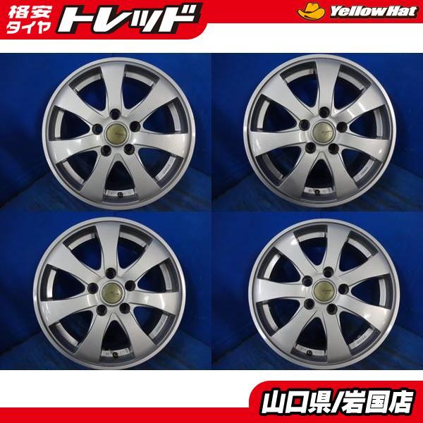 送料無料 中古アルミホイール 4本セット Legales 16インチ 6.5J IS45 
