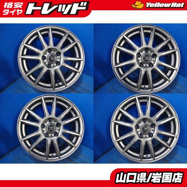 送料無料 中古アルミホイール 4本セット INVERNO インヴェルノ 17  