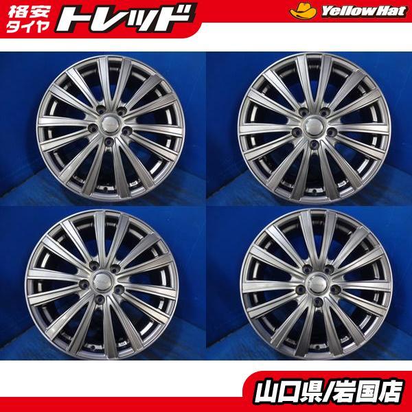 送料無料 中古アルミホイール 4本セット ウェッズ VELVA TESALIA