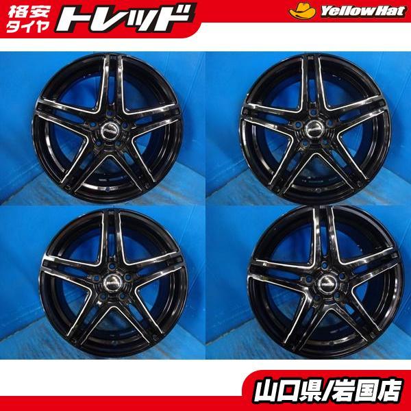 送料無料 中古アルミホイール 4本セット 社外 Laffite ラ 送料無料 中古アルミホイール 4本セット 社外 Laffite ラ