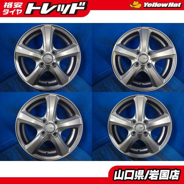 送料無料 中古アルミホイール 4本セット TOPY SIBILLA NEXT SF5