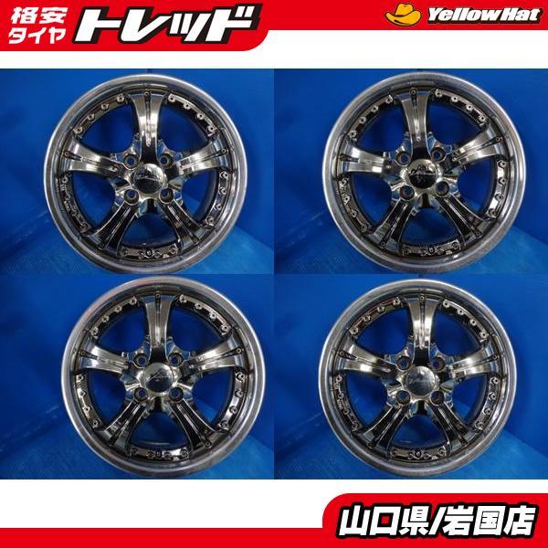 ◇中古ワーク　ディッシュアルミ15 インチ　4H、5H/100 ホイール ◇中古ワーク ディッシュアルミ15 インチ 4H、5H/100 ホイール