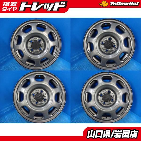 送料無料 中古品 SUZUKI スズキ ハスラー 純正 鉄ホイール 送料無料 中古品 SUZUKI スズキ ハスラー 純正 鉄ホイール