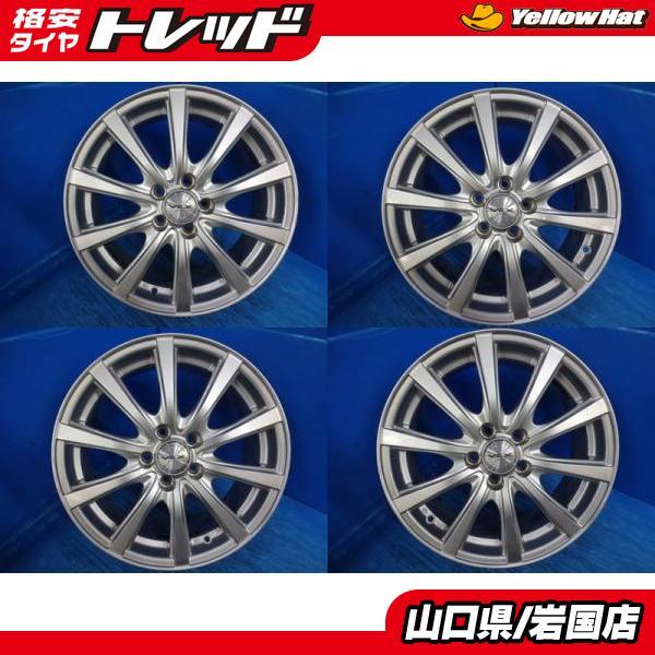 送料無料 中古品 V.E.X アルミホイール 16-6.5J IS45 5H PCD100