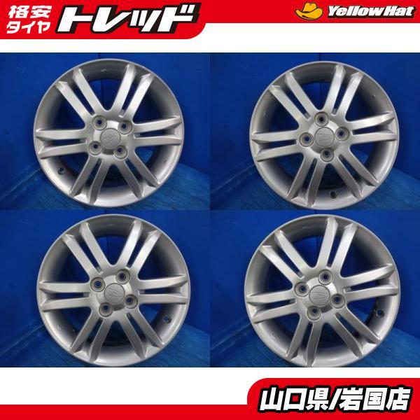 送料無料 中古 DAIHATSU ダイハツ 純正アルミホイール 4本 15-4.5J