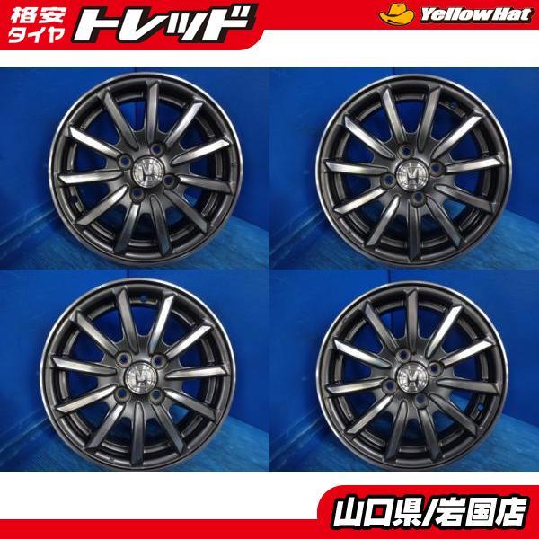 送料無料 中古品 HONDA ホンダ 純正アルミホイール 4本 14-4.5J IS40