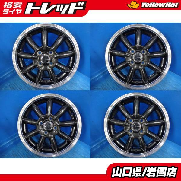 送料無料 中古アルミホイール MONZA JP STYLE 15-4.5J IS45 4H PCD100