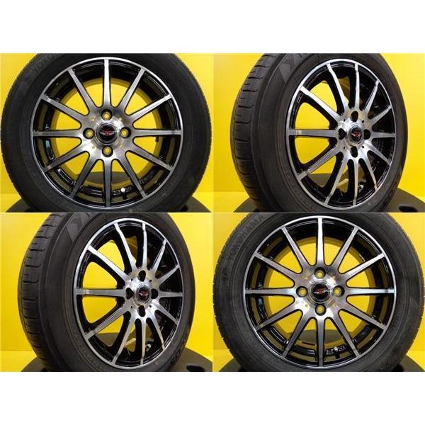 中古 タイヤホイール 4本セット TEAD 15インチ + ヨコハマ ECOS ES31 
