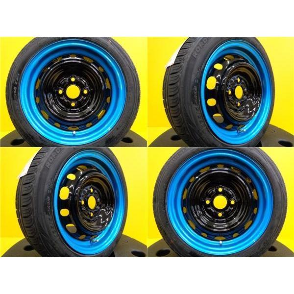軽自動車サイズタイヤホイール4本セット- 165 55R14 国産スタッドレス 中古 4本