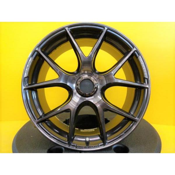 中古ホイール 2本 RAYS HOMURA 2X5S 18インチ 8.0J +50 5H112 ハブ73mm
