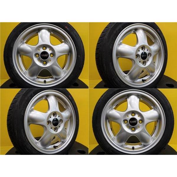 軽自動車 チューナーサイズ 中古 MINI純正 15インチ 5.5J +45 4H-100 