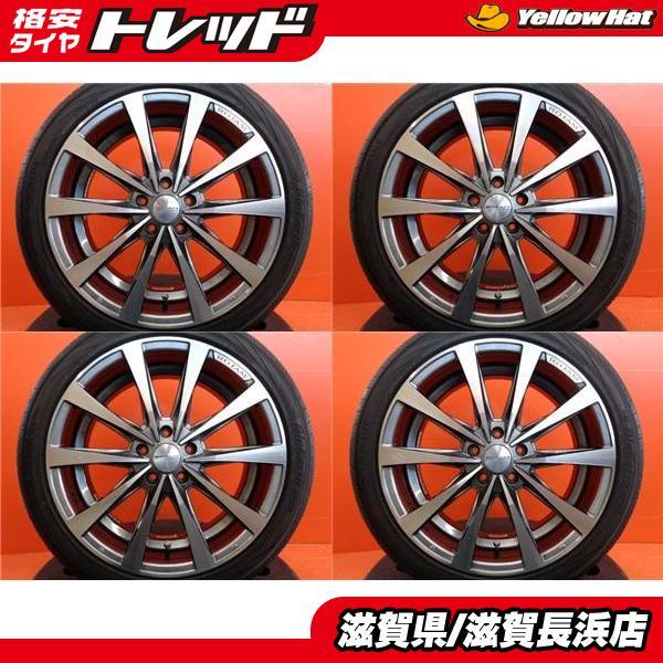 ヨコハマタイヤ C-HR UX 中古 ROJAM Slave 19インチ ヨコハマ ブルー  