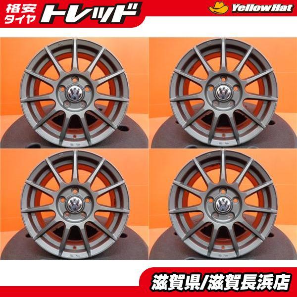 中古ホイール 4本 MSW MSW85 16インチ 6.5J +50 5H-112 ハブ57.1mm VW