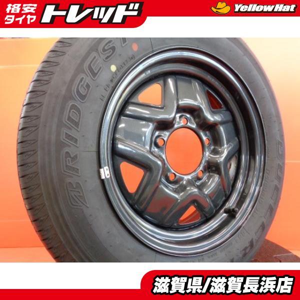 中古 スズキ ジムニー純正 スチール 16インチ ブリヂストン DUELER H/L  