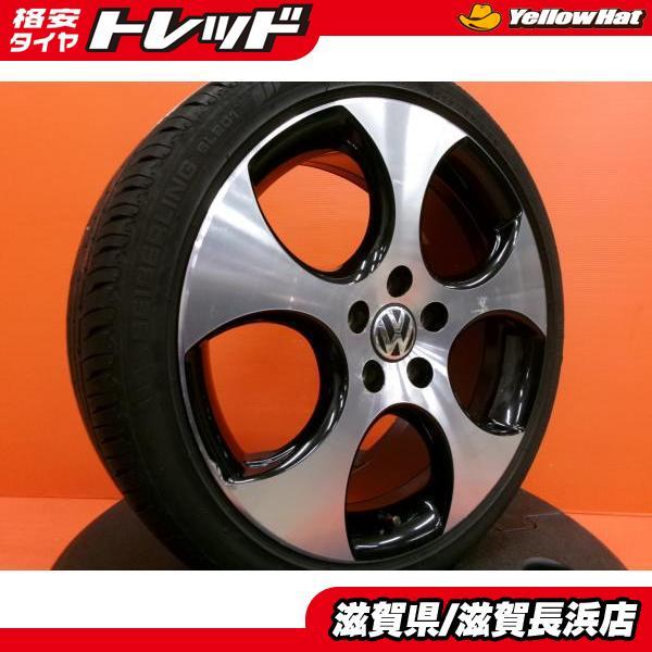 訳アリ 中古 VW ゴルフVI GTi 純正 18インチ 5H-112 SL201 225 訳アリ 中古 VW ゴルフVI GTi 純正 18インチ 5H-112 SL201 225
