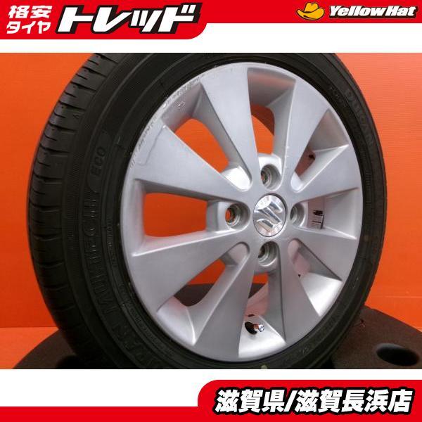 スズキ ワゴンR純正アルミセット 155/65R14 軽自動車