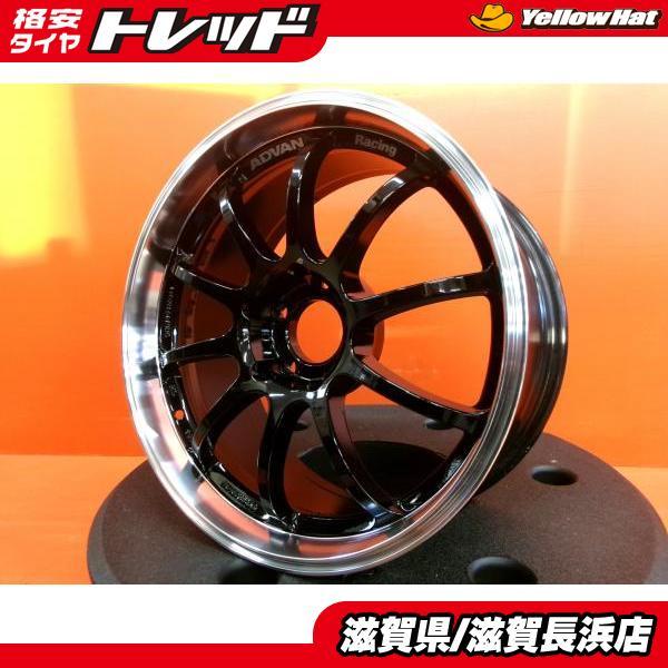 ADVAN RS-D ブライクローム 18インチ 8J＋45 PDC114.5 5穴 4本 ADVAN RS-D ブライクローム 18インチ 8J＋45 PDC114.5 5穴 4本