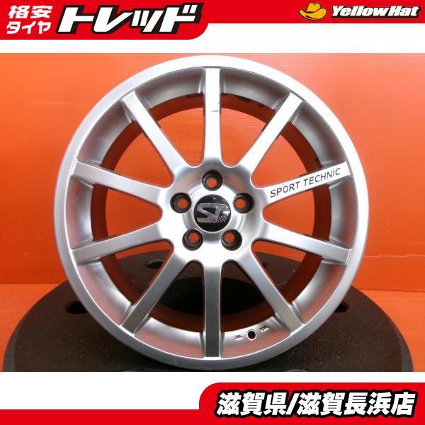 中古ホイール 4本 スポーツテクニック MONO10 17インチ 7.0J +38 5H 