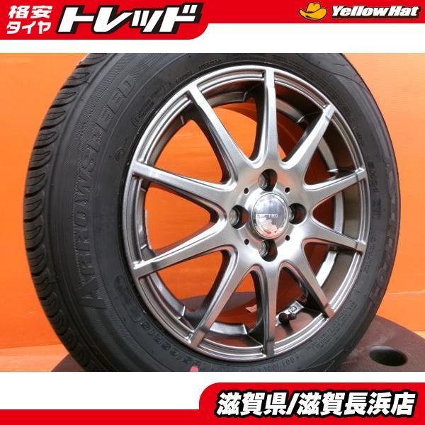 ノート E12 マツダ2 夏タイヤ 中古 TIRO 15インチ 新品 AS HP01 185 
