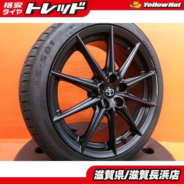 86 BRZ 夏タイヤ 中古 トヨタ GR86 RZグレード 純正 18インチ 5H-100