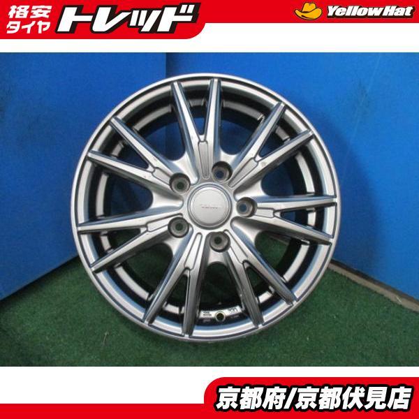 4本 Weds VELVA KEVIN 15インチ 6J +43 5穴 114.3 アルミホイール 