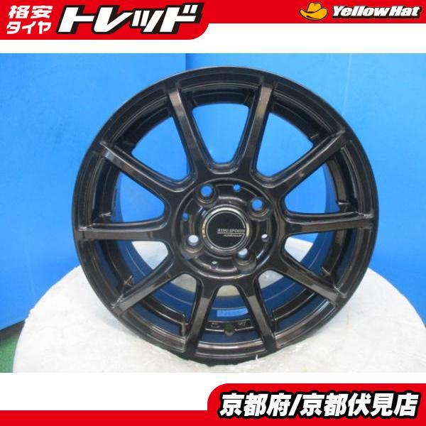4本 KINO SPORTS ADENAK 14インチ アルミホイール 5.5J +42 100 4H 