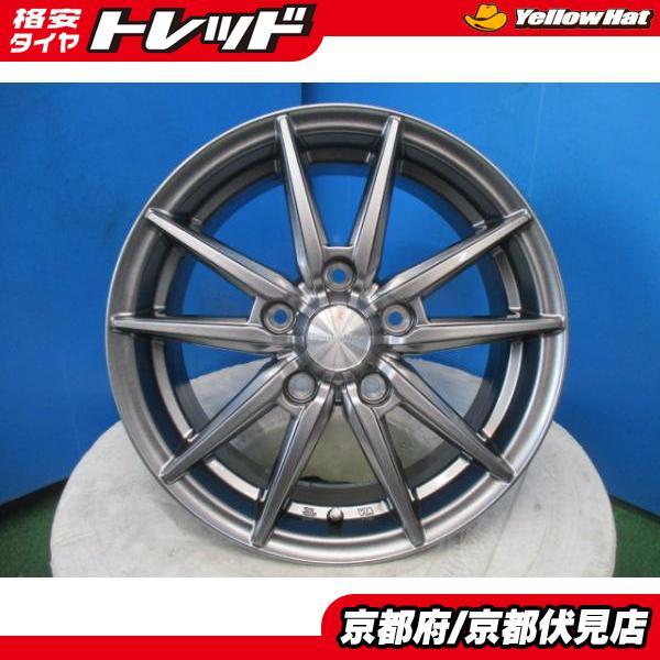 4本 新品 Humanline HS-08 15インチ アルミホイール 6J +53 114.3 5H 