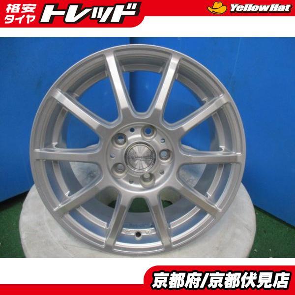 4本 中古 KINO SPORTS ADENAK アルミホイール 15インチ 6J +43 