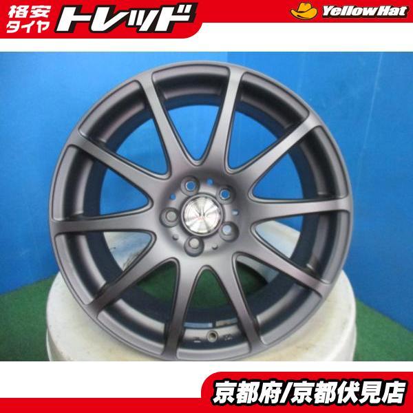 4本 中古 BADX LOXARNY SPORT RS-10 アルミホイール 17インチ 7J