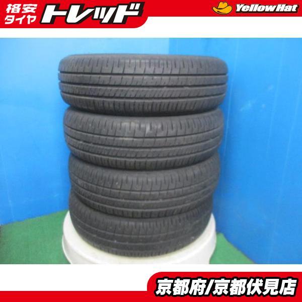 DUNLOP ENASAVE EC204 175/70R14 14インチ 夏タイヤ 4本 19年製 バリ溝
